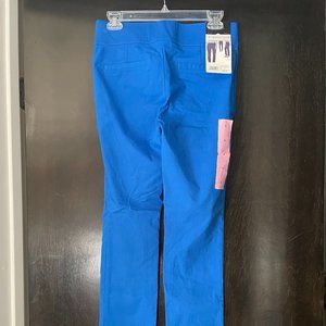 NWT Rafaella Comfort Pull On Slim Leg Blue Size 6